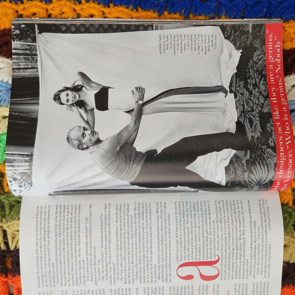 Vintage Vogue Magazine Madonna October 1996 Issue - Picture 9 of 11